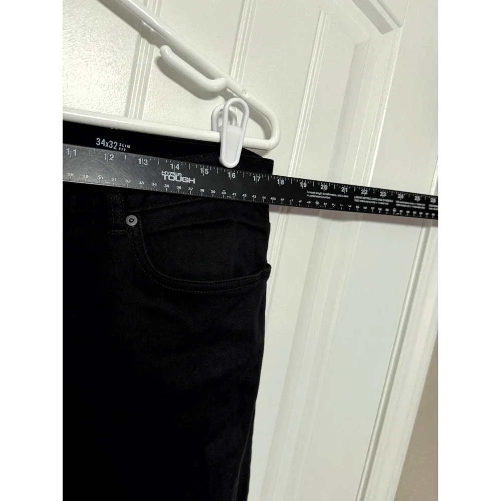 Banana Republic Pants Mens 34x32 Traveler Slim Fit Black EUC